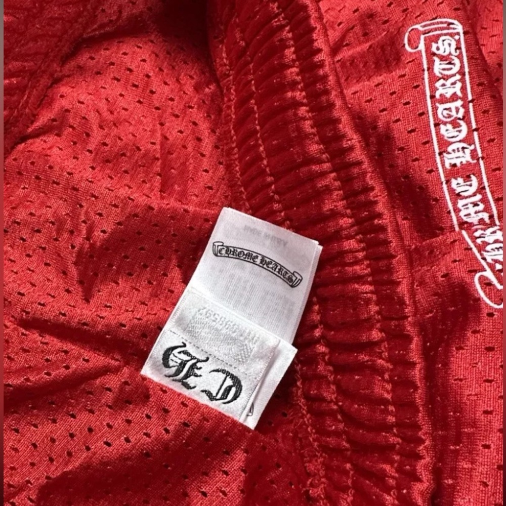 COPY - Chrome Hearts Mesh Red Form Jersey Set (Size M) - Picture 8 of 9